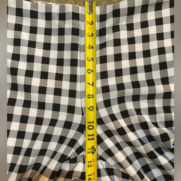 Liz Claiborne Career Emma Ankle Pants Buffalo Plaid Size 14 - Picture 10 of 11